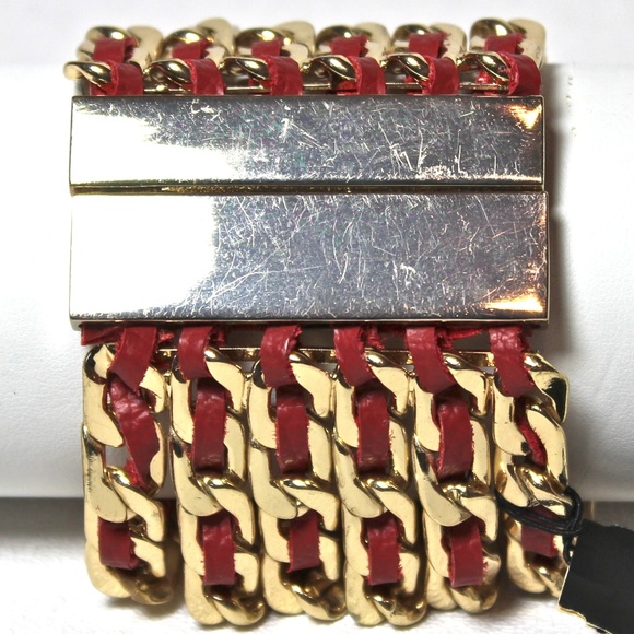 PRICE DROP★ NWT—Red Leather Bracelet—PRICE FIRM - Picture 4 of 6